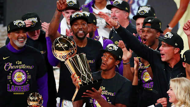rajon rondo rob pelinka dion waiters kentavious caldwell pope phil handy jeanie buss lakers